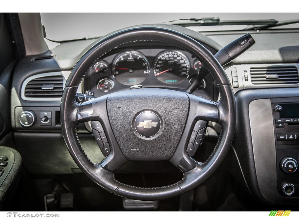 2007 Chevrolet Tahoe LS Ebony Steering Wheel Photo #81937651