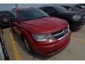 2013 Brilliant Red Tri-Coat Pearl Dodge Journey SE  photo #4