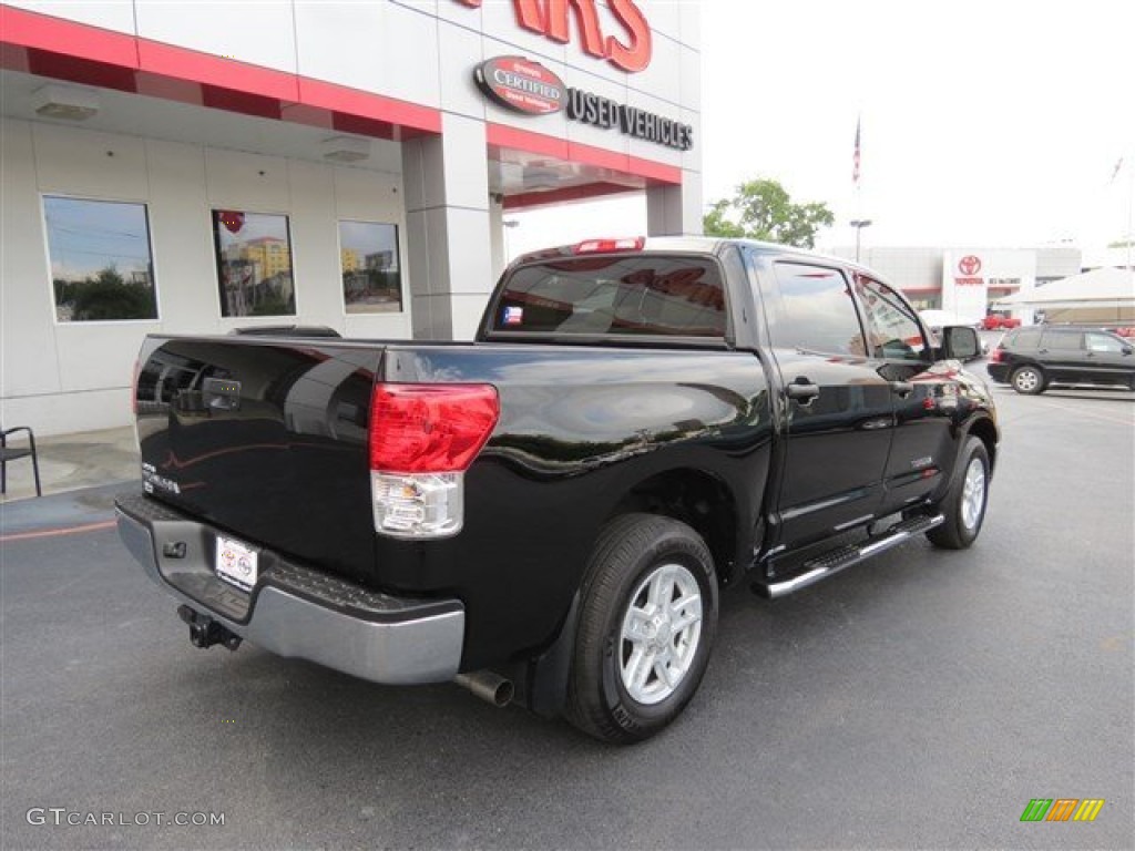 2012 Tundra CrewMax - Black / Sand Beige photo #7