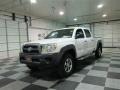 2011 Super White Toyota Tacoma V6 PreRunner Double Cab  photo #3