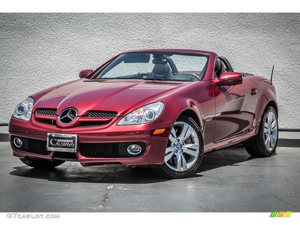 2009 Storm Red Metallic MercedesBenz SLK 350 Roadster 81932506 Photo