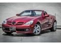 2009 Storm Red Metallic Mercedes-Benz SLK 350 Roadster  photo #3