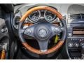 Black 2009 Mercedes-Benz SLK 350 Roadster Steering Wheel