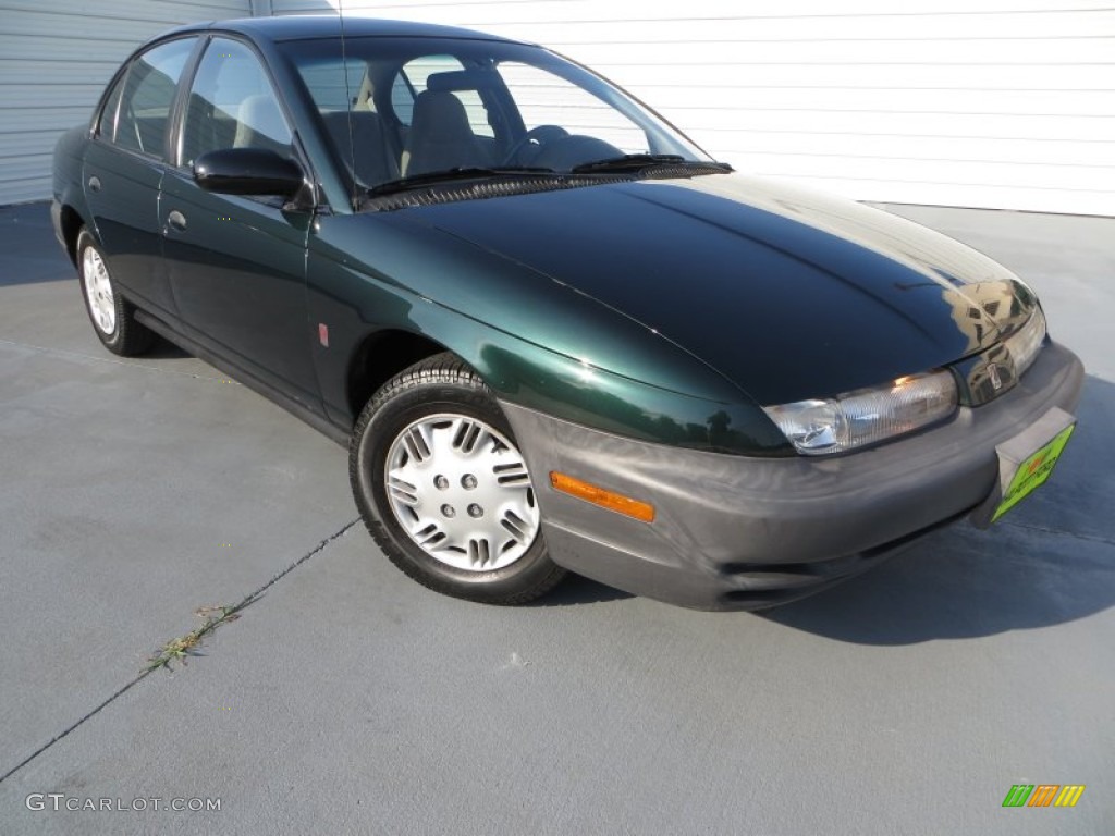 1997 S Series SL1 Sedan - Dark Green / Gray photo #2