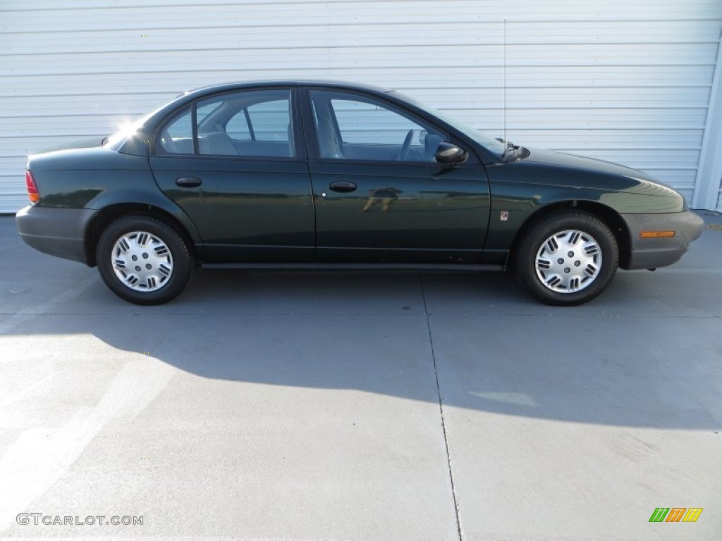 1997 S Series SL1 Sedan - Dark Green / Gray photo #3