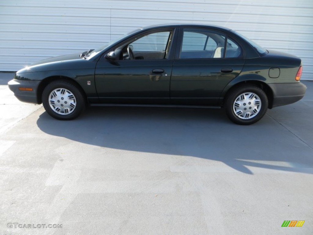 1997 S Series SL1 Sedan - Dark Green / Gray photo #6