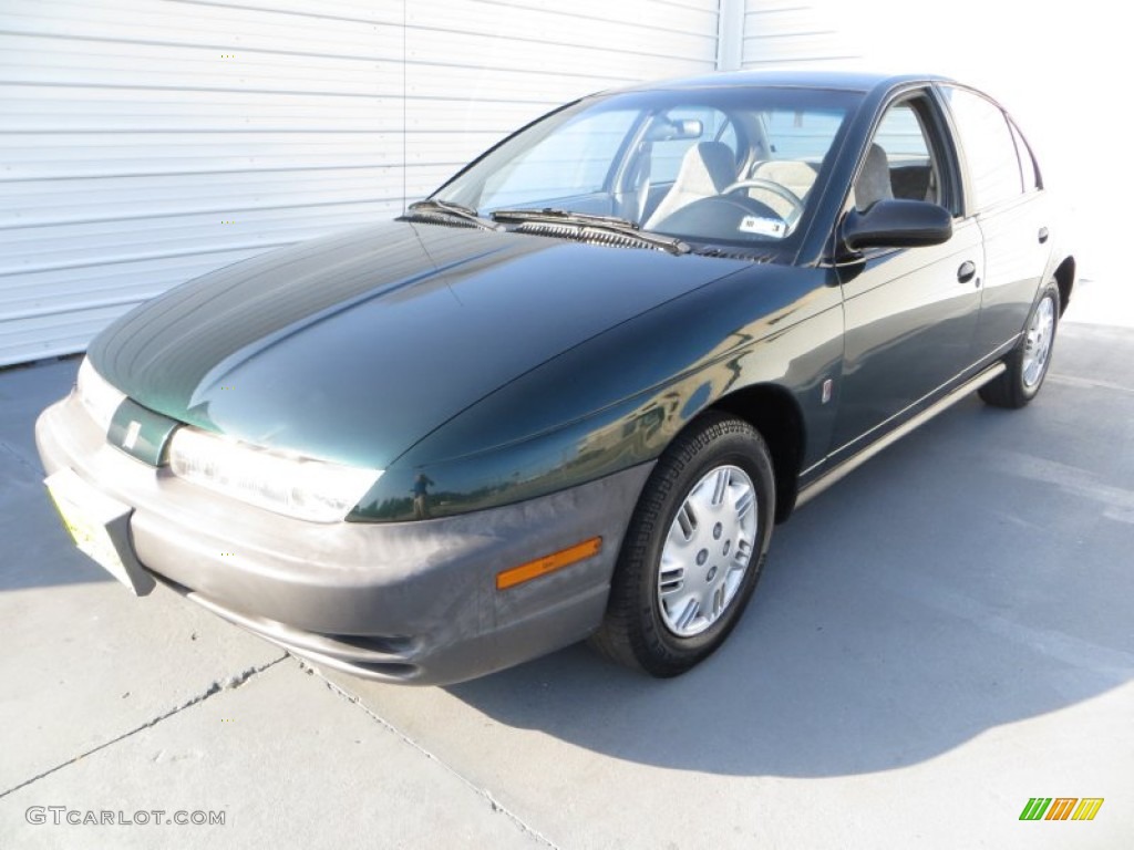 1997 S Series SL1 Sedan - Dark Green / Gray photo #7