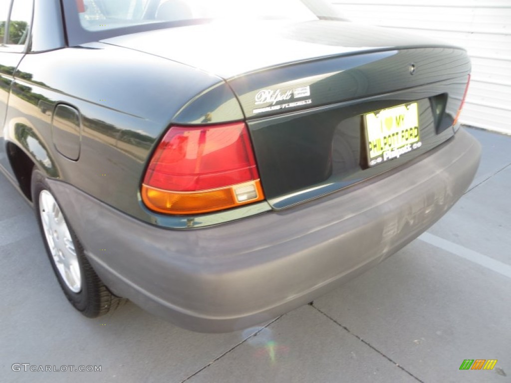 1997 S Series SL1 Sedan - Dark Green / Gray photo #18