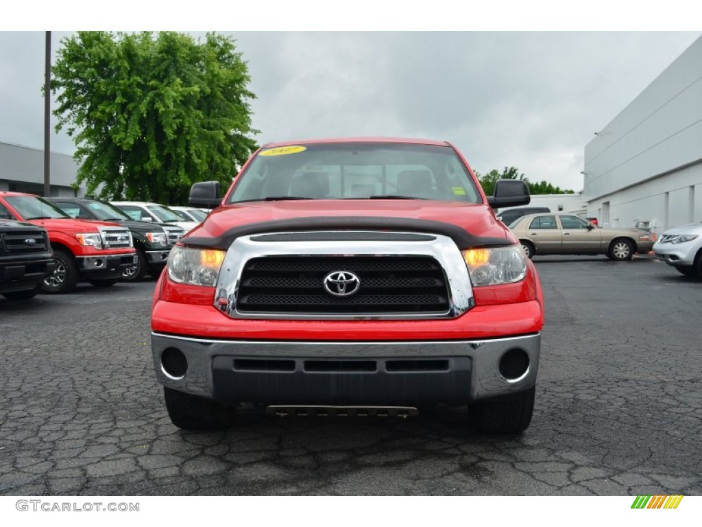2007 Tundra X-SP Double Cab - Radiant Red / Graphite Gray photo #7