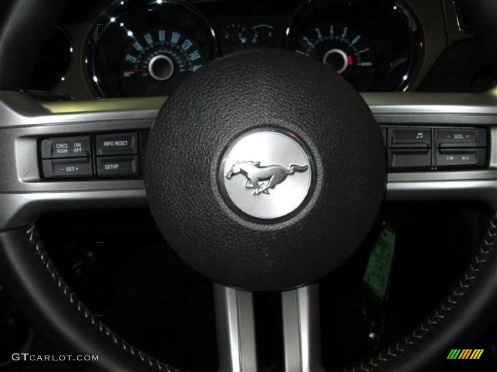 2013 Mustang V6 Coupe - Sterling Gray Metallic / Charcoal Black photo #15
