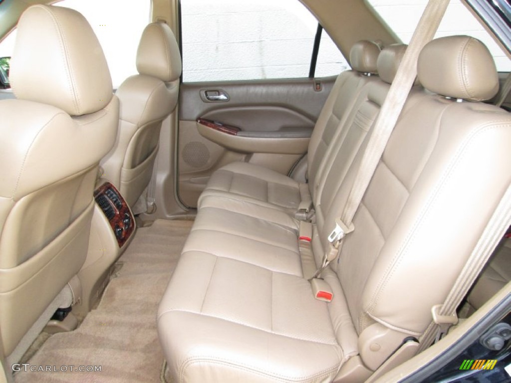 Saddle Interior 2002 Acura MDX Touring Photo #81944695