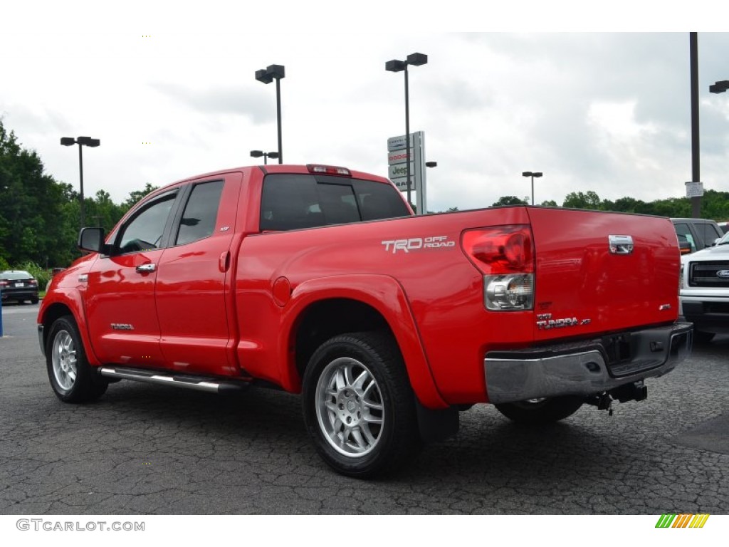 2007 Tundra X-SP Double Cab - Radiant Red / Graphite Gray photo #28