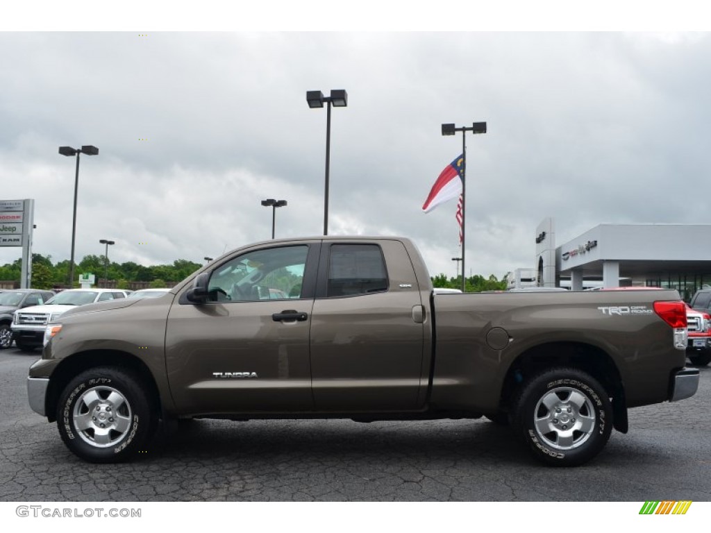2010 Tundra TRD Double Cab 4x4 - Pyrite Brown Mica / Graphite Gray photo #5