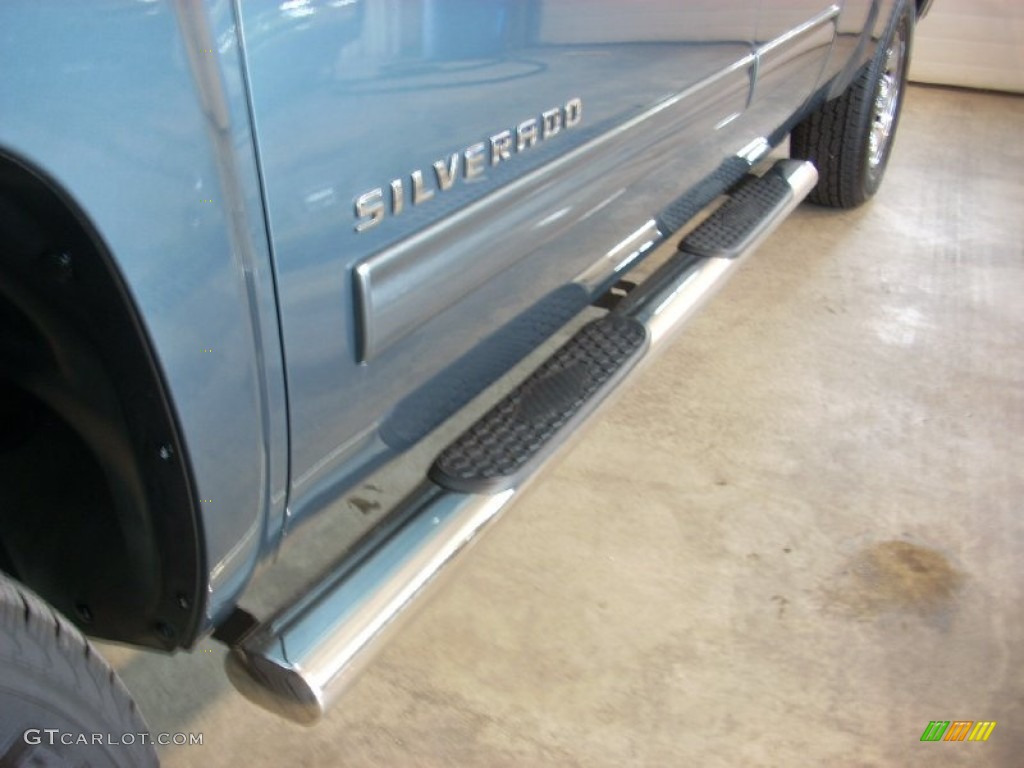 2012 Silverado 1500 LS Extended Cab - Blue Granite Metallic / Dark Titanium photo #4