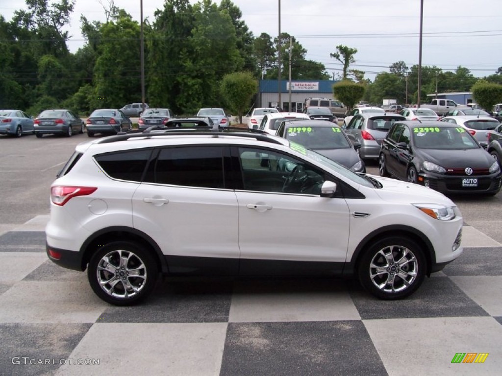 2013 Escape SEL 2.0L EcoBoost 4WD - White Platinum Metallic Tri-Coat / Medium Light Stone photo #3