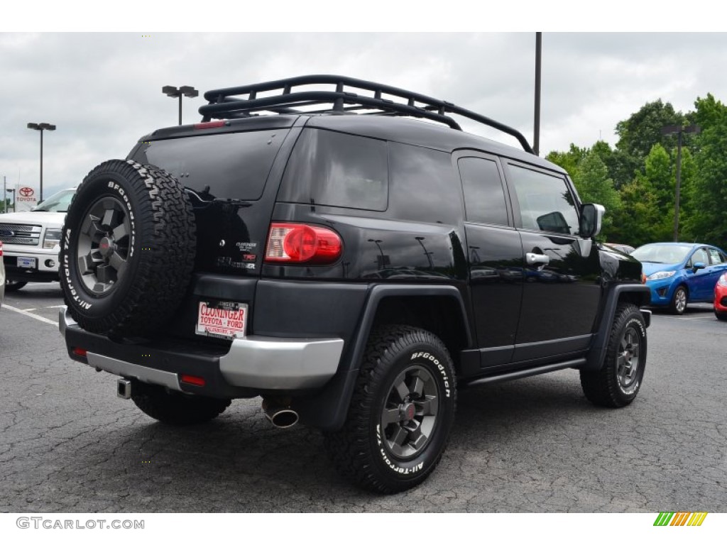 2007 FJ Cruiser 4WD - Black Diamond / Dark Charcoal photo #3