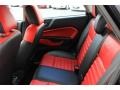 2012 Ford Fiesta Race Red/Charcoal Black Interior Rear Seat Photo