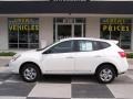 2011 Pearl White Nissan Rogue S AWD  photo #1