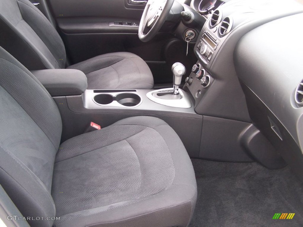 2011 Rogue S AWD - Pearl White / Gray photo #13