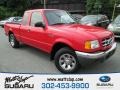 2002 Bright Red Ford Ranger XLT SuperCab  photo #1