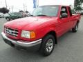 2002 Bright Red Ford Ranger XLT SuperCab  photo #2
