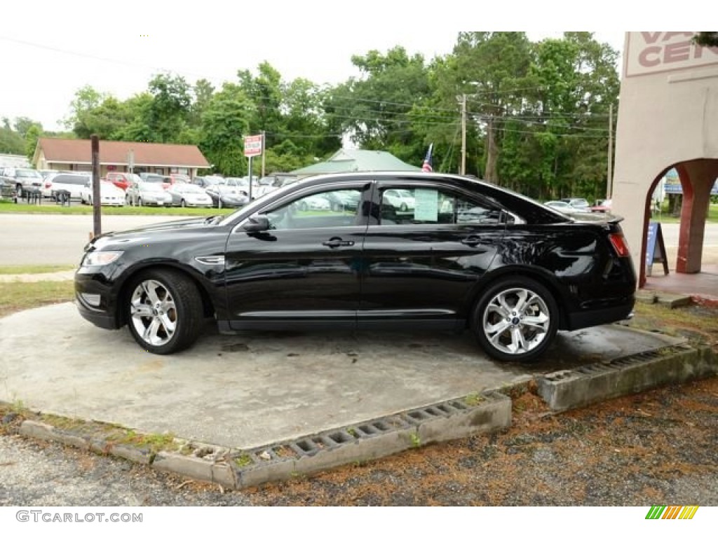 2012 Taurus SHO AWD - Ebony Black / Charcoal Black/Umber Brown photo #9