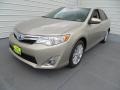2013 Champagne Mica Toyota Camry Hybrid XLE  photo #7