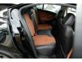 2012 Ford Taurus Charcoal Black/Umber Brown Interior Rear Seat Photo