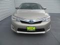 2013 Champagne Mica Toyota Camry Hybrid XLE  photo #8