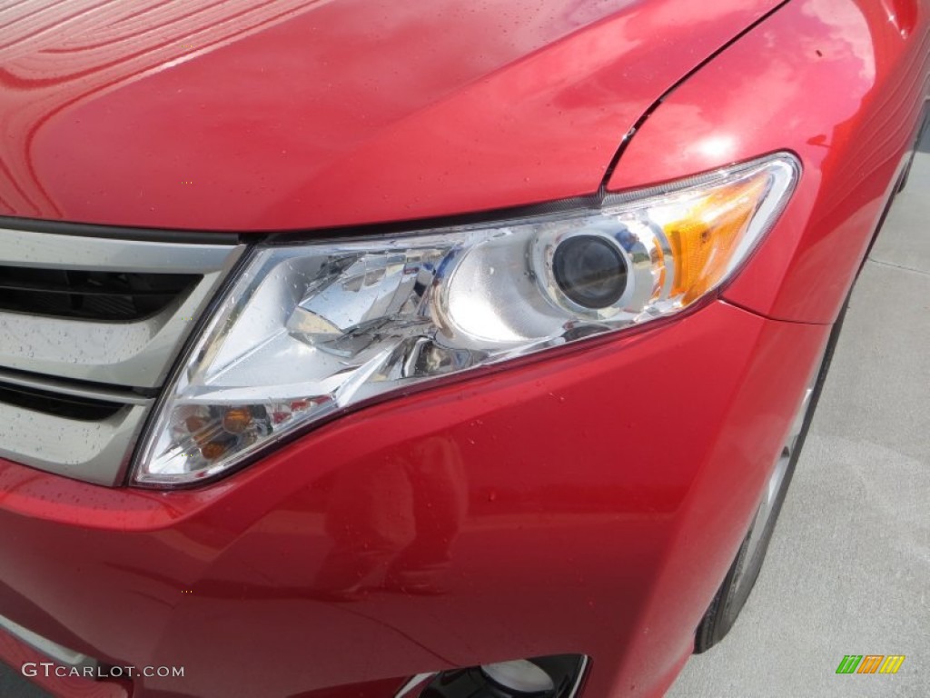 2013 Venza XLE - Barcelona Red Metallic / Black photo #9