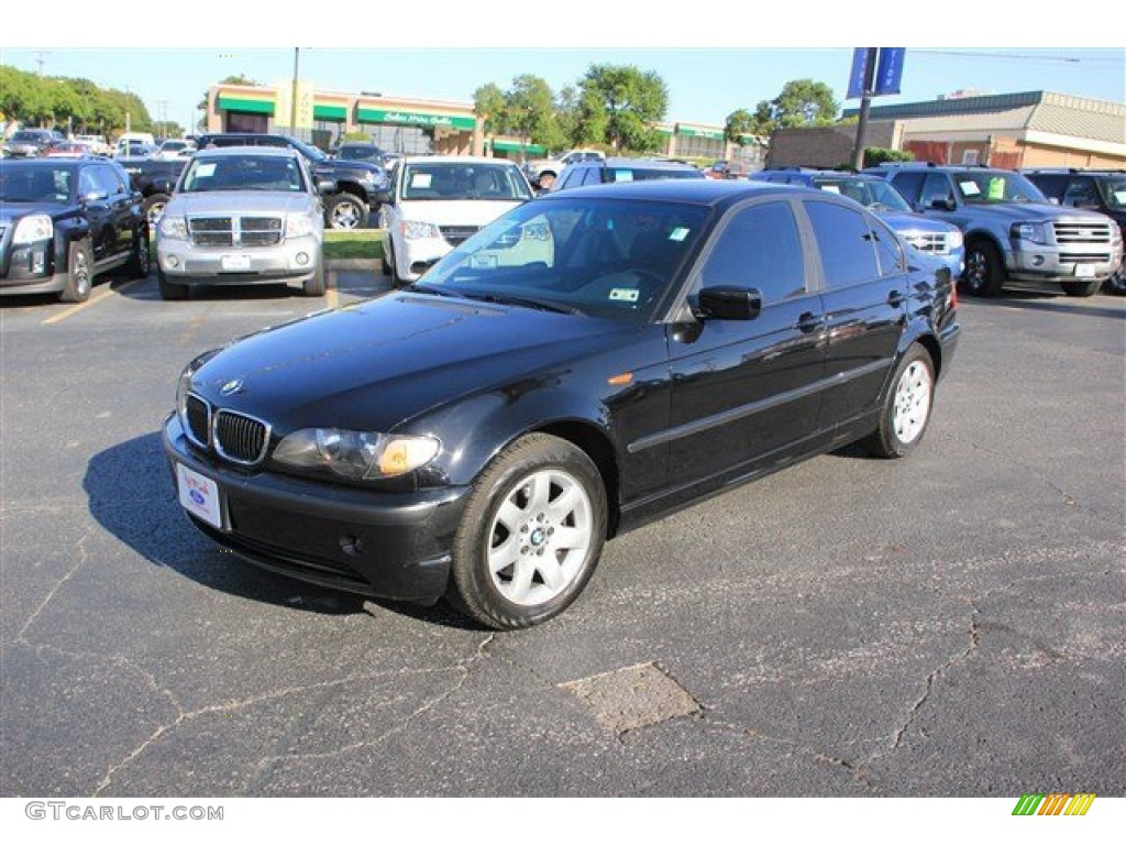 2003 3 Series 325xi Sedan - Jet Black / Black photo #5