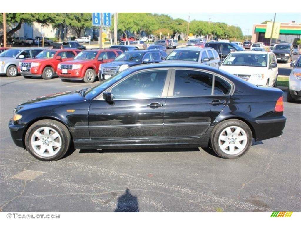 2003 3 Series 325xi Sedan - Jet Black / Black photo #6