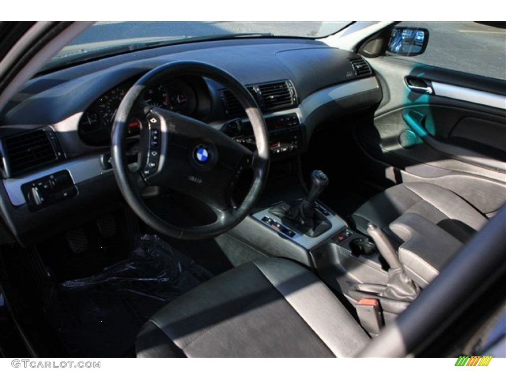 2003 3 Series 325xi Sedan - Jet Black / Black photo #12