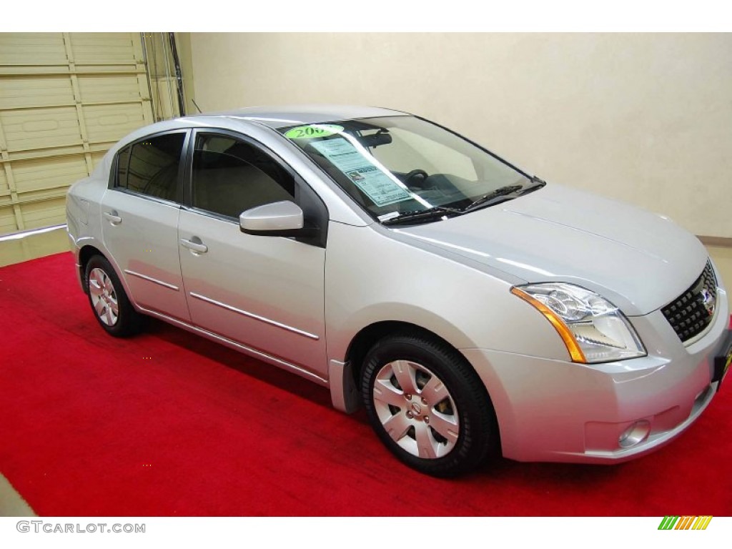 2009 Sentra 2.0 - Brilliant Silver / Charcoal photo #1