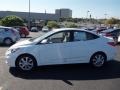 2013 Century White Hyundai Accent GLS 4 Door  photo #4