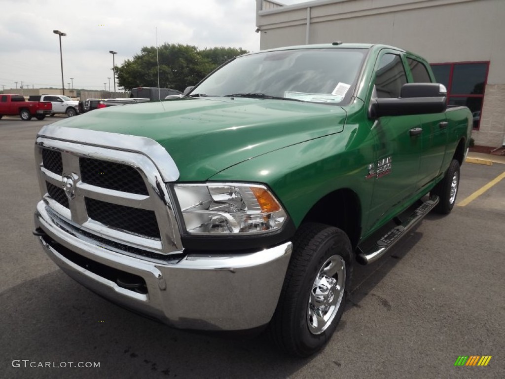 Bright Green 2013 Ram 2500 Tradesman Crew Cab 4x4 Exterior Photo #81952044
