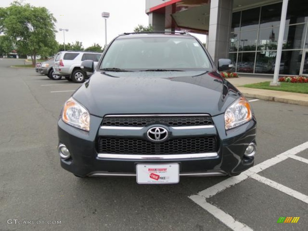 2010 RAV4 Limited - Black Forest Pearl / Ash Gray photo #2