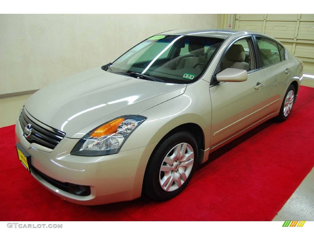 2009 Altima 2.5 S - Sonoran Sand Metallic / Blond photo #3