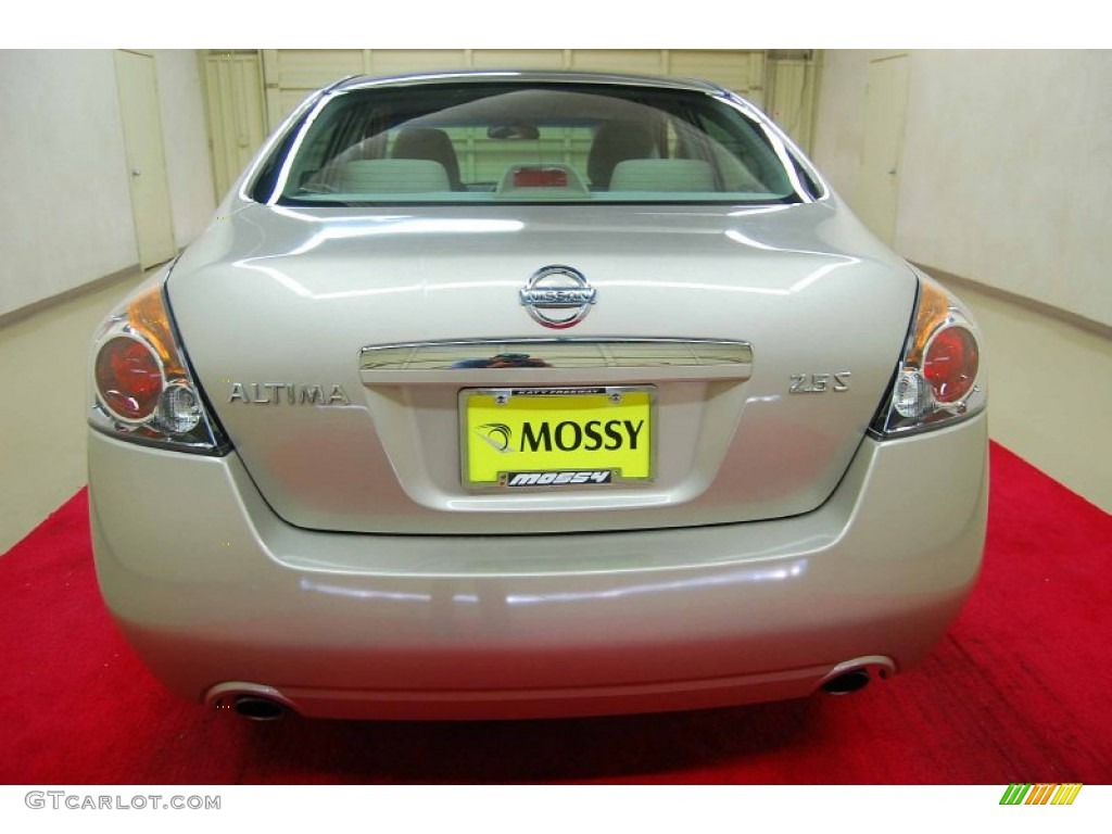 2009 Altima 2.5 S - Sonoran Sand Metallic / Blond photo #5