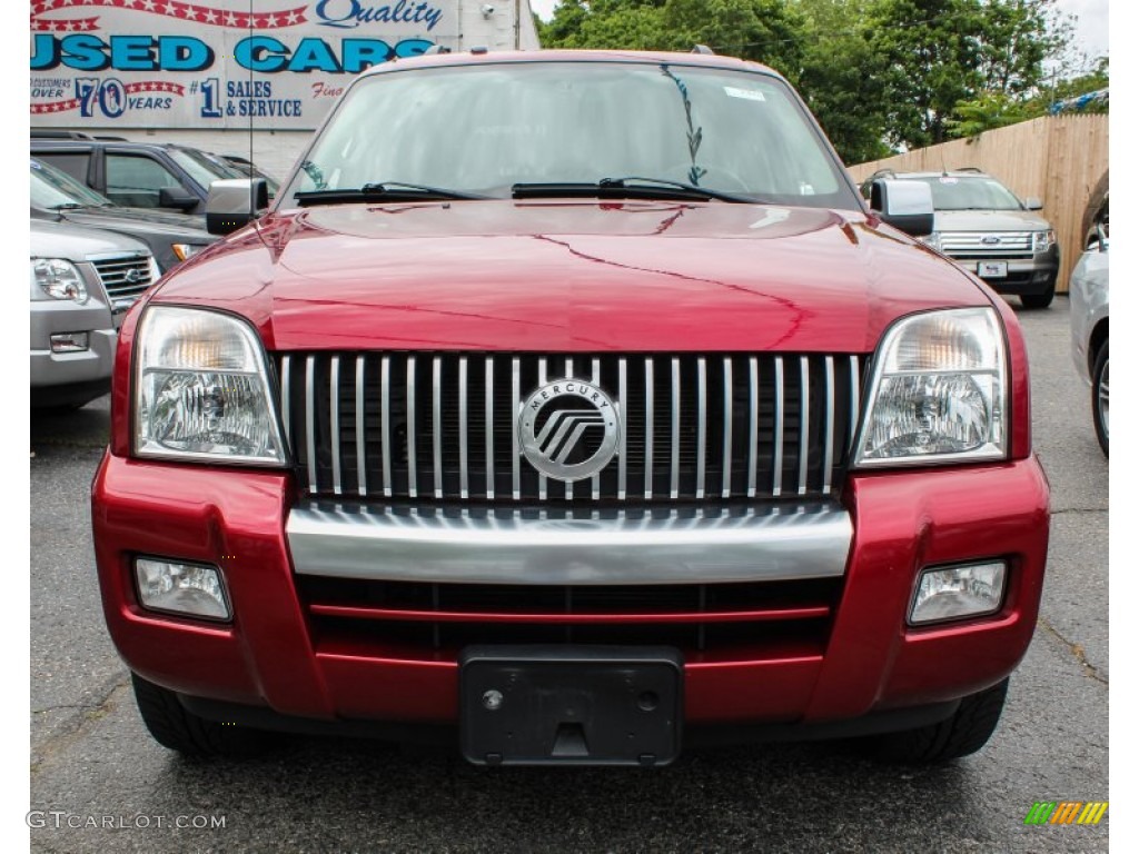 2008 Mountaineer Premier AWD - Vivid Red Metallic / Charcoal Black photo #2