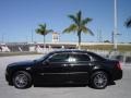 2008 Brilliant Black Crystal Pearl Chrysler 300 C HEMI AWD  photo #3