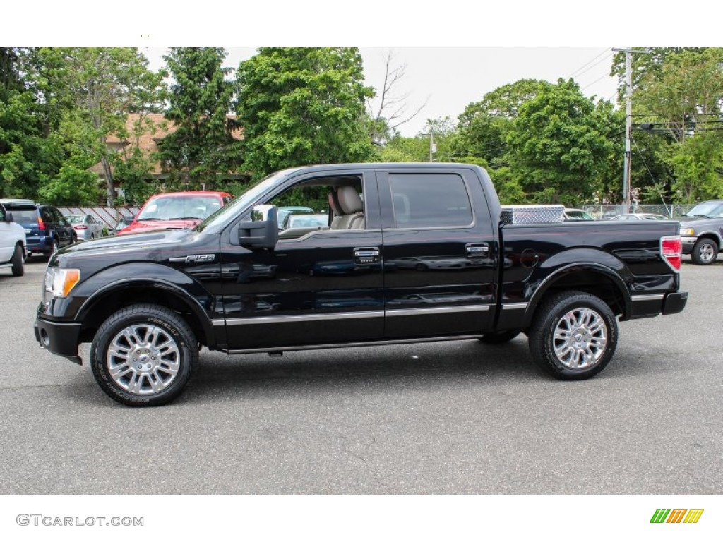 Black 2009 Ford F150 Platinum SuperCrew 4x4 Exterior Photo #81954280