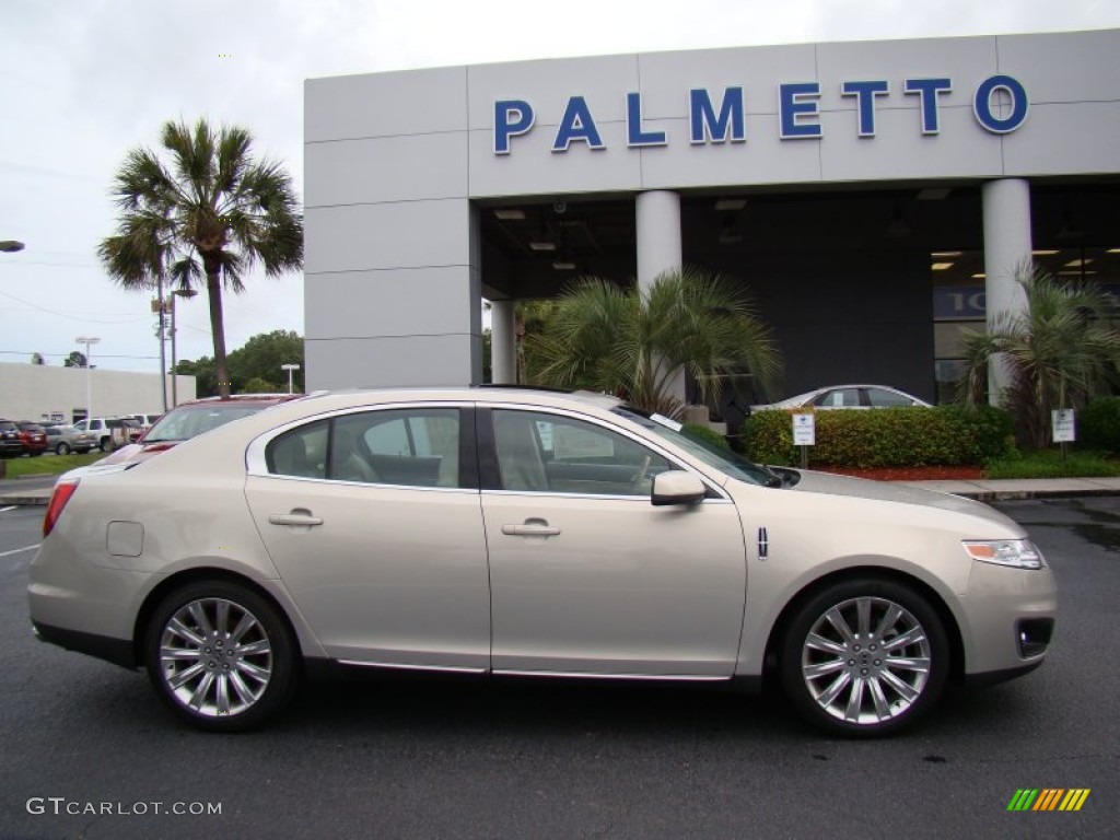 2009 MKS Sedan - Smokestone Metallic / Light Camel photo #1