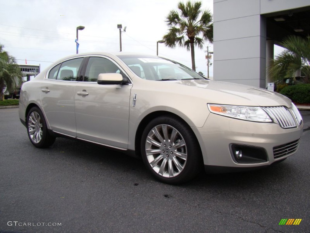 2009 MKS Sedan - Smokestone Metallic / Light Camel photo #2