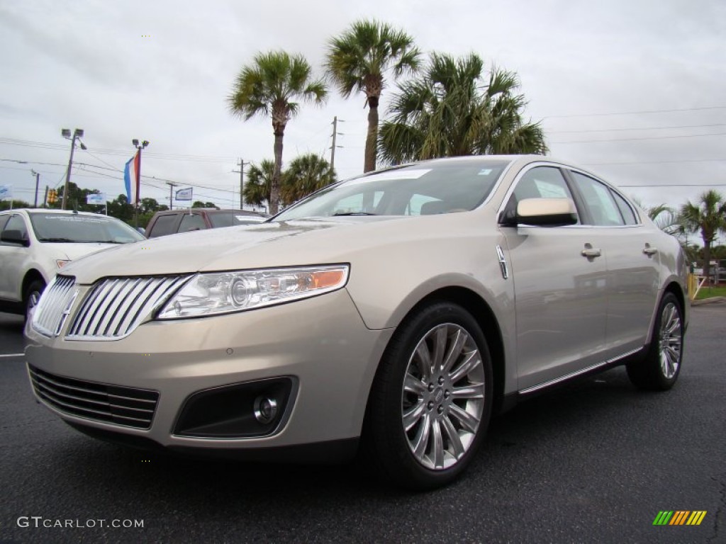 2009 MKS Sedan - Smokestone Metallic / Light Camel photo #4