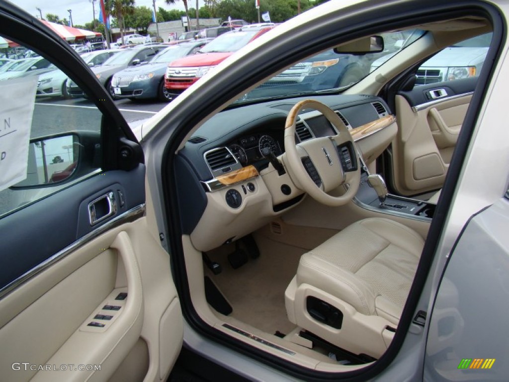 2009 MKS Sedan - Smokestone Metallic / Light Camel photo #9