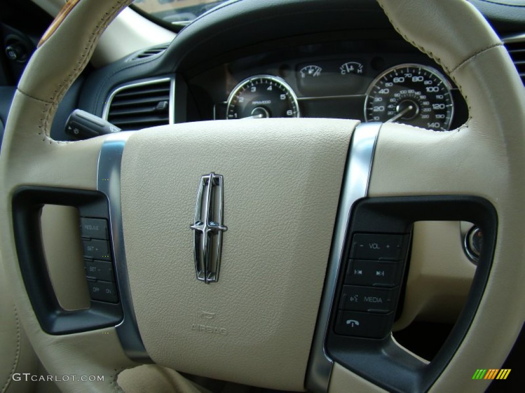 2009 MKS Sedan - Smokestone Metallic / Light Camel photo #21