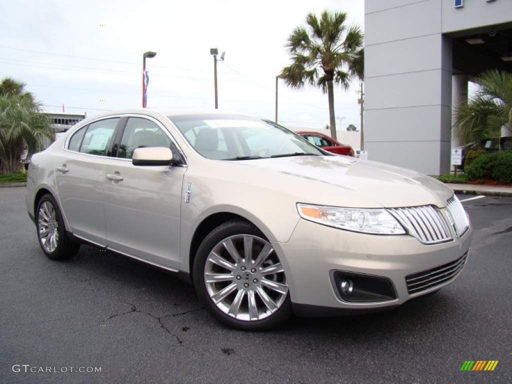 2009 MKS Sedan - Smokestone Metallic / Light Camel photo #27
