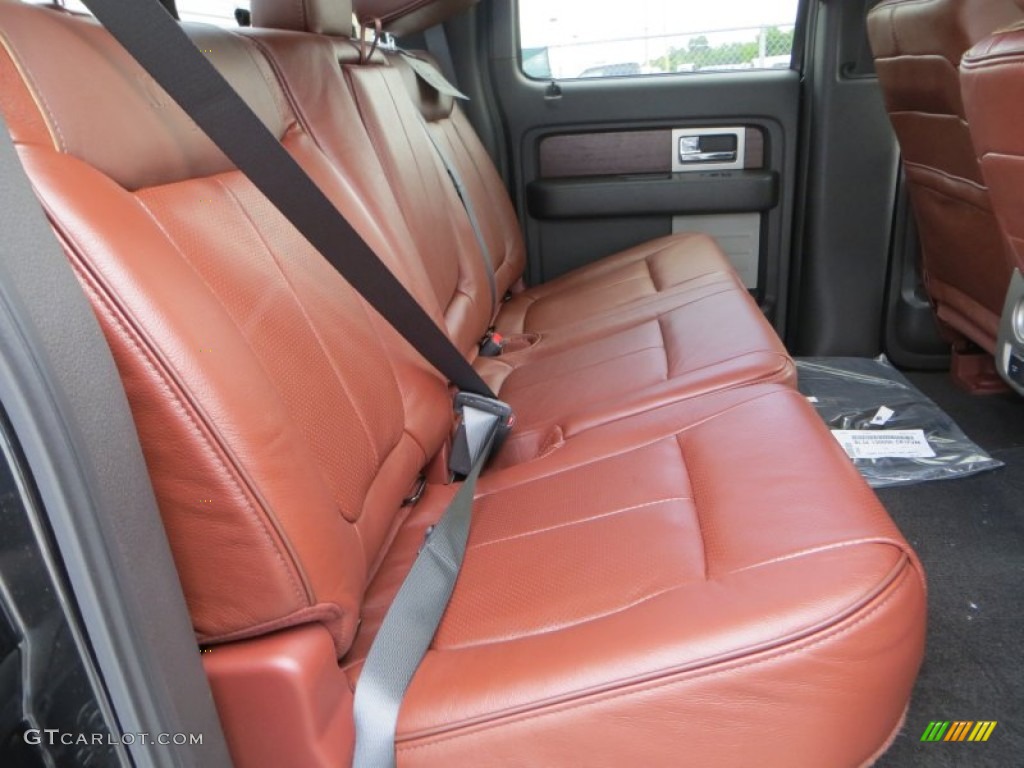 2013 Ford F150 King Ranch SuperCrew 4x4 Rear Seat Photo #81955816