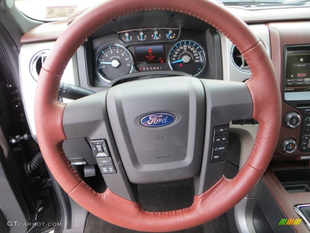 2013 Ford F150 King Ranch SuperCrew 4x4 Steering Wheel Photos